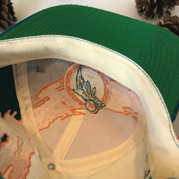 Vintage Deadstock NWT Logo Athletic Splash NFL Miami Dolphins Snapback Hat