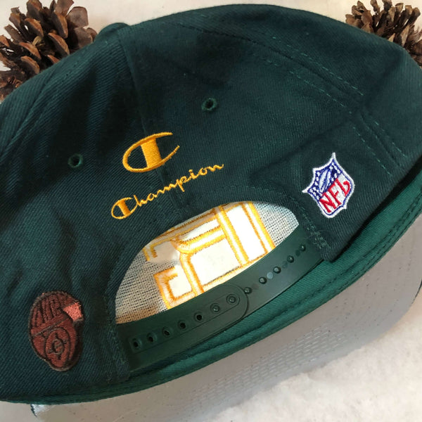 Vintage Deadstock NWOT NFL Green Bay Packers Champion Wool Snapback Hat