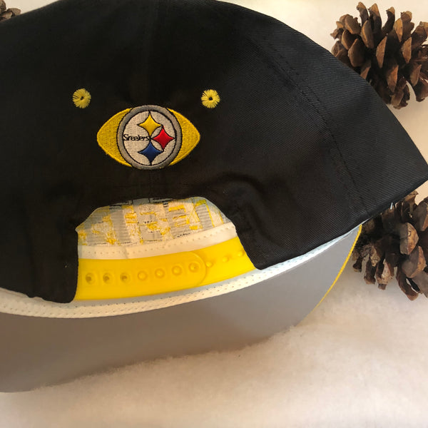 Vintage Deadstock NWT Annco NFL Pittsburgh Steelers Spellout Snapback Hat