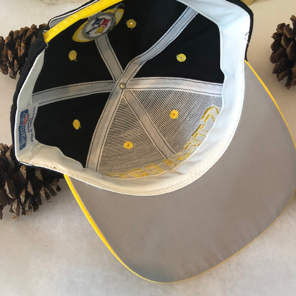 Vintage Deadstock NWT Annco NFL Pittsburgh Steelers Spellout Snapback Hat