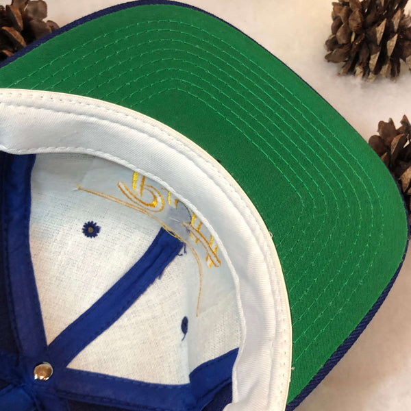 Vintage Deadstock NWOT NCAA Pittsburgh Panthers The Game Split Bar Wool Snapback Hat