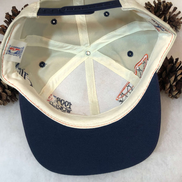 Vintage Deadstock NWT 1995 NBA Houston Rockets Back-to-Back Champions Logo Athletic Twill Snapback Hat