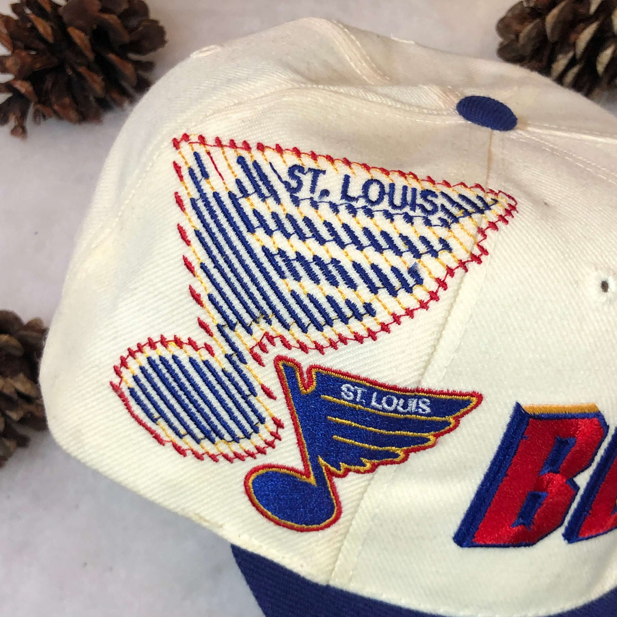 Vintage 90's St Louis Blues Baseball Hat by Twins 