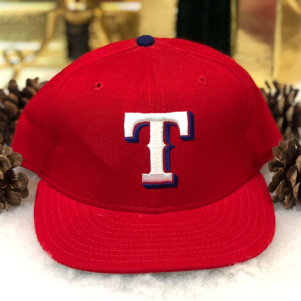 Vintage MLB Texas Rangers New Era Wool Fitted Hat 7 1/2