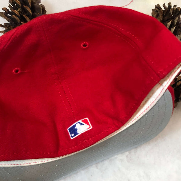 Vintage MLB Texas Rangers New Era Wool Fitted Hat 7 1/2