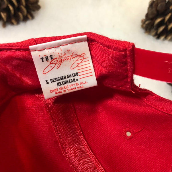 Vintage Deadstock NWT NCAA St. John's Redmen Signatures Wool Snapback Hat