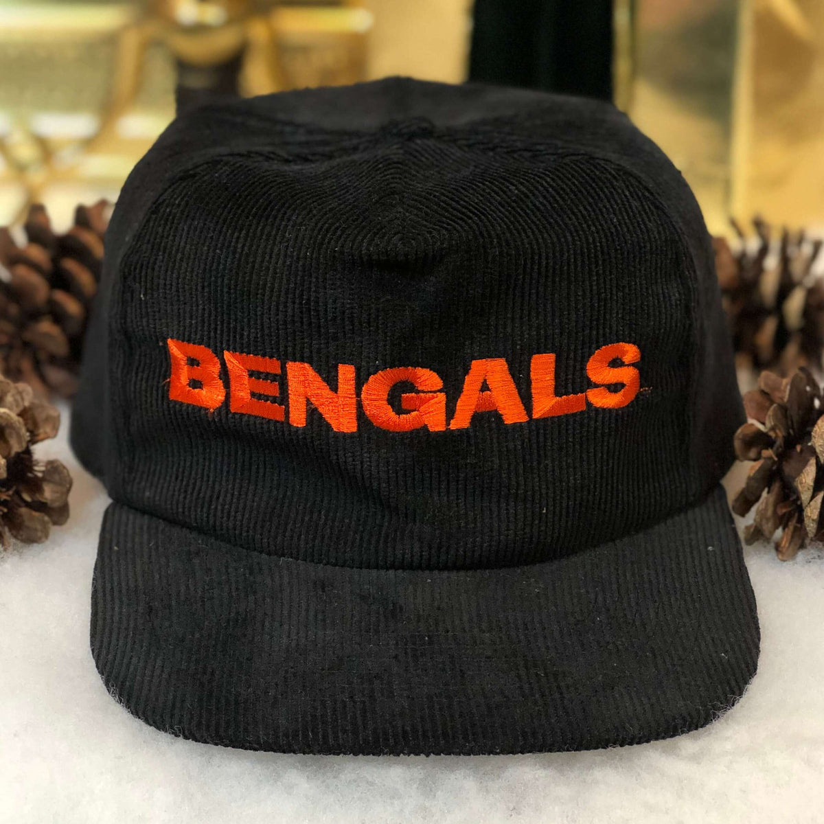 Vintage NFL Cincinnati Bengals Starline Corduroy Snapback Hat – 
