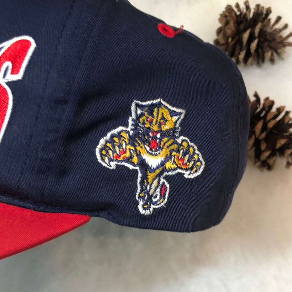Vintage NHL Florida Panthers The G Cap Wave Twill Snapback Hat