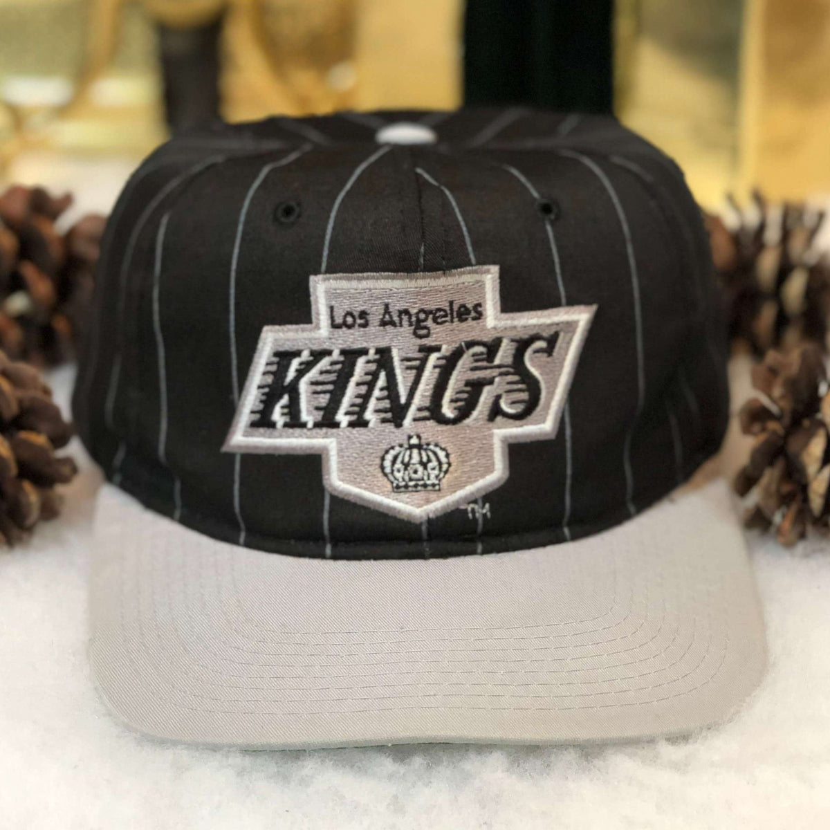 Vintage Los Angeles LA Kings Twins Enterprises Snapback Hockey Hat