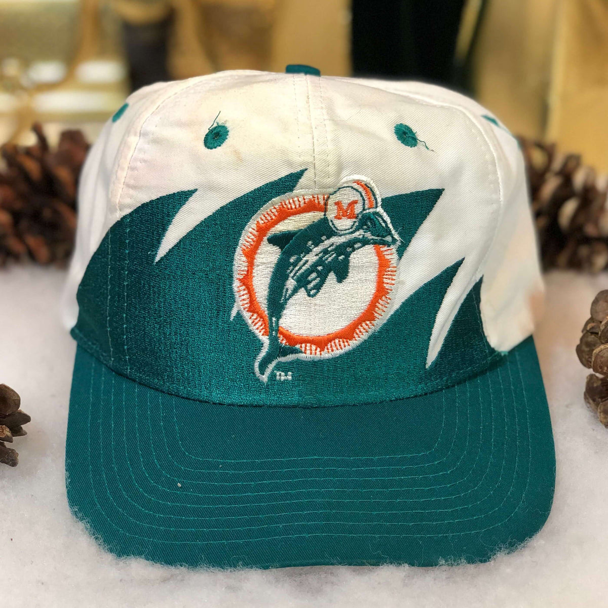 Vintage San Jose Sharks Logo Athletic Sharktooth Snapback Hat
