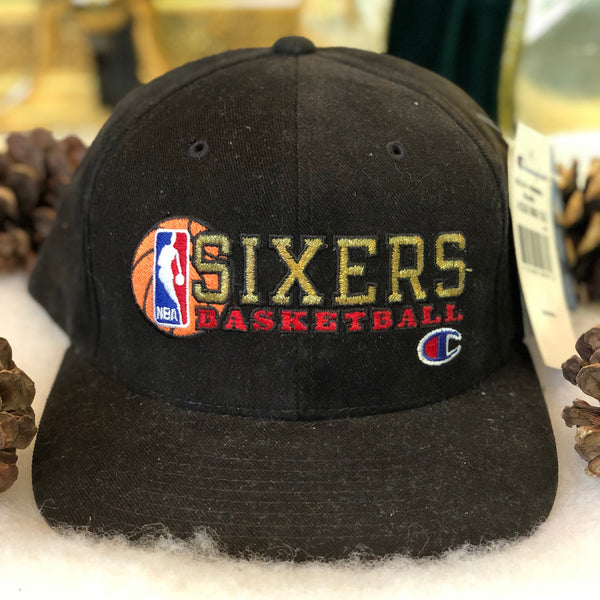 Vintage Deadstock NWT Champion NBA Philadelphia 76ers Snapback Hat