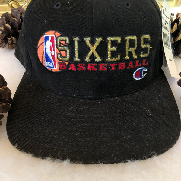 Vintage Deadstock NWT Champion NBA Philadelphia 76ers Snapback Hat
