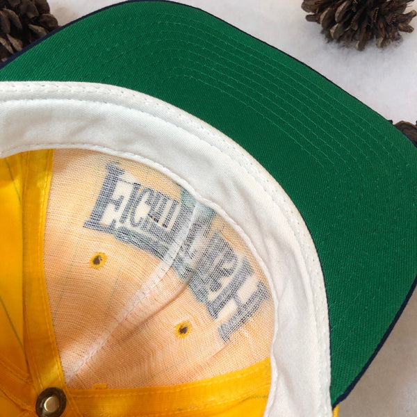 Vintage Deadstock NWOT NCAA Notre Dame Fighting Irish The Game Pinstripe Twill Snapback Hat