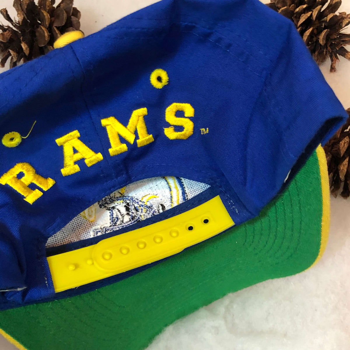 Vintage NFL St. Louis Rams Logo 7 Twill Snapback Hat – 🎅 Bad Santa