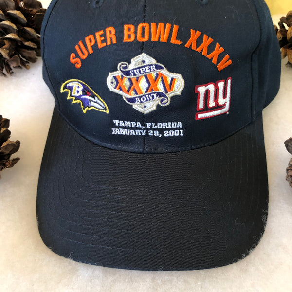 Vintage Deadstock NWOT Twins Enterprise NFL Super Bowl XXXV Snapback Hat