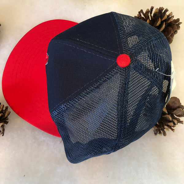 Vintage Deadstock NWT MLB Cleveland Indians Trucker Hat Snapback