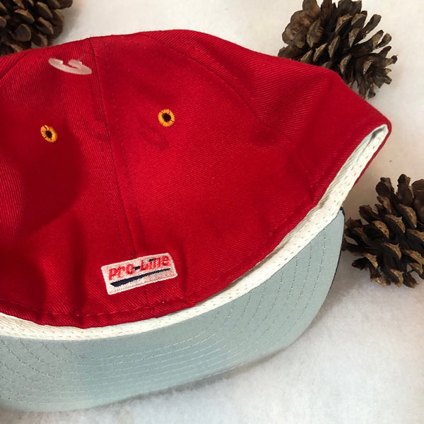 Vintage Deadstock NWT NCAA Iowa State Cyclones Pro-Line Fitted Hat 7 1/2