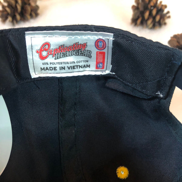 Vintage Deadstock NWT NCAA Michigan Wolverines Captivating Headwear Twill Snapback Hat