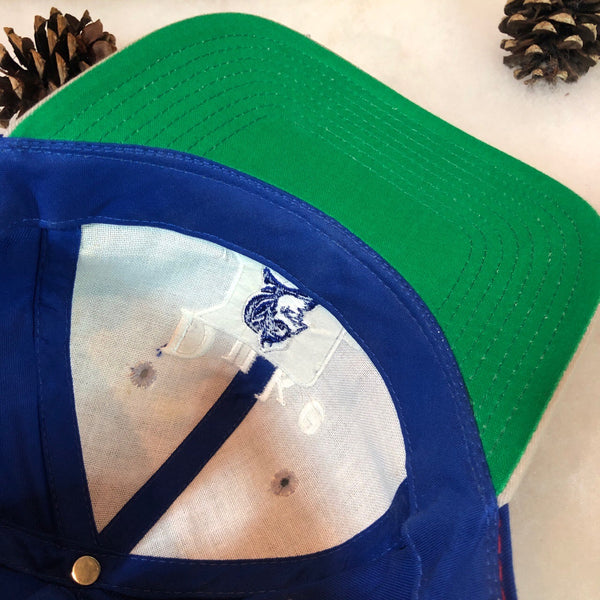 Vintage Deadstock NWOT NCAA Duke Blue Devils Twins Enterprise Bar Line Twill Snapback Hat