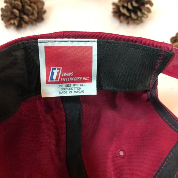 Vintage Deadstock NWOT NCAA UMass Massachusetts Minutemen Twins Enterprise Twill Snapback Hat
