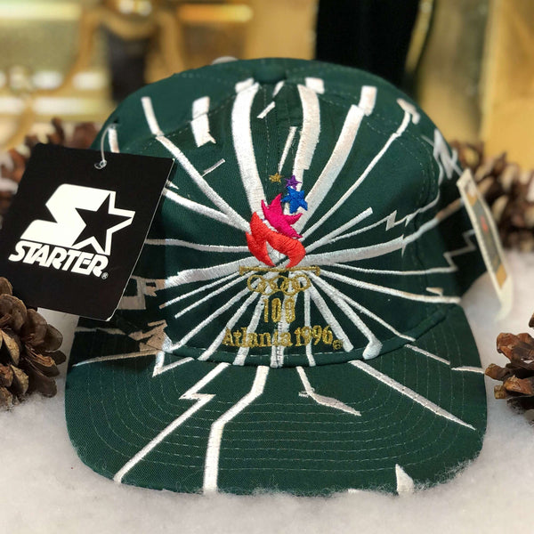 Vintage Deadstock NWT 1996 USA Atlanta Olympics Starter Collision Snapback Hat