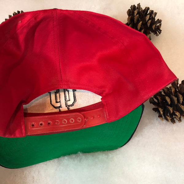 Vintage Deadstock NWOT NCAA Indiana Hoosiers Twins Enterprise Bar Line Twill Snapback Hat