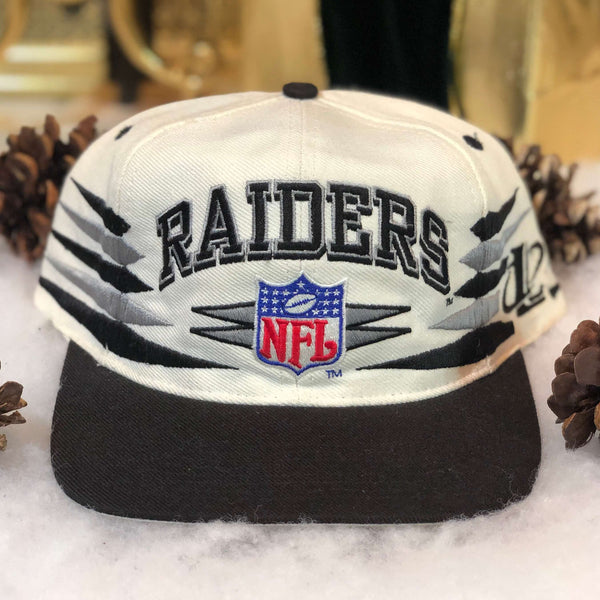 Vintage Deadstock NWOT NFL Los Angeles Raiders Logo Athletic Diamond Snapback Hat