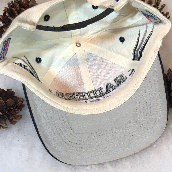 Vintage Deadstock NWOT NFL Los Angeles Raiders Logo Athletic Diamond Snapback Hat