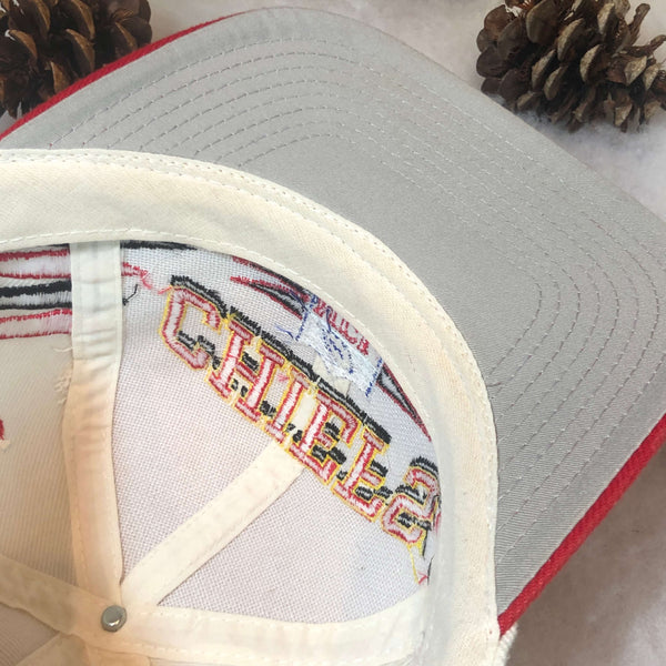 Vintage Deadstock NWOT NFL Kansas City Chiefs Logo Athletic Diamond Snapback Hat