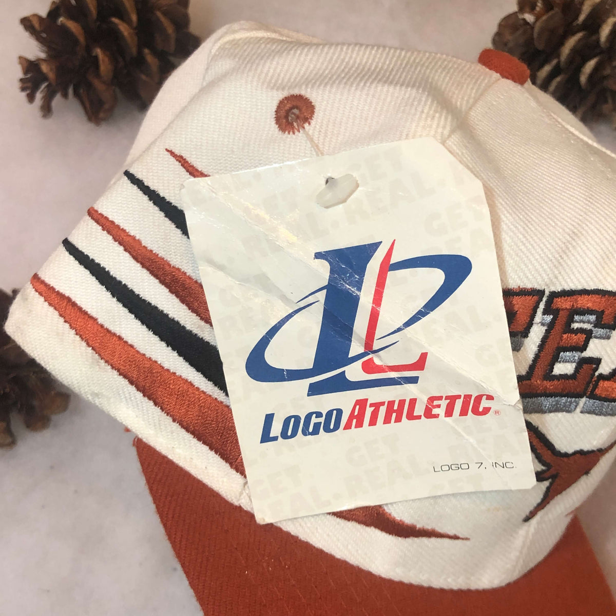 Casquette Vintage Texas Longhorns Logo 7 - Années 90, Réglable - État Parfait Avec étiquettes