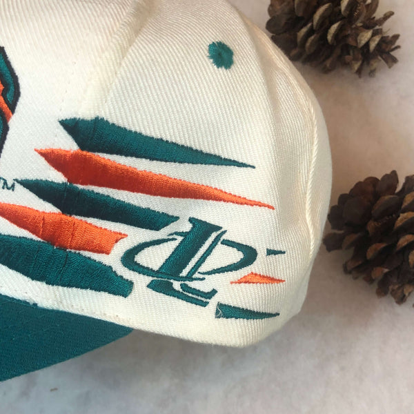Vintage Deadstock NWOT NFL Miami Dolphins Logo Athletic Diamond Snapback Hat