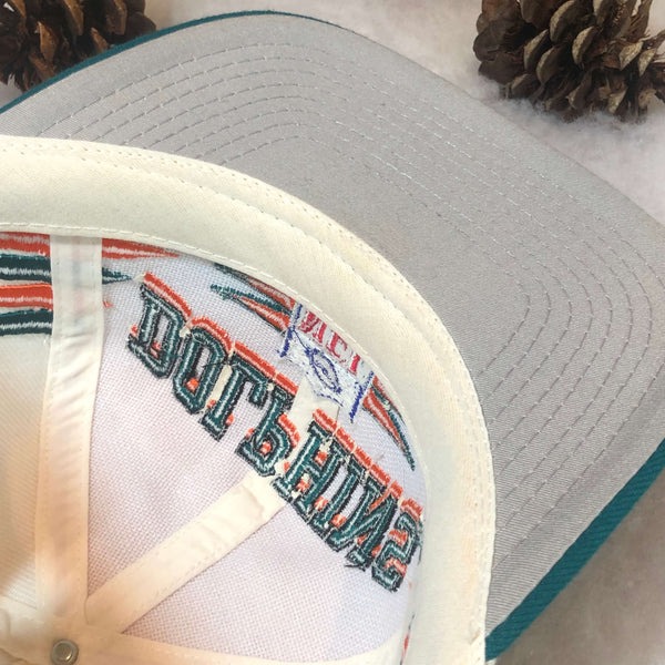 Vintage Deadstock NWOT NFL Miami Dolphins Logo Athletic Diamond Snapback Hat