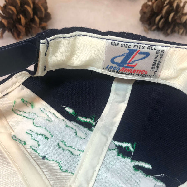 Vintage Deadstock NWT NCAA Notre Dame Fighting Irish Logo Athletic Splash Snapback Hat