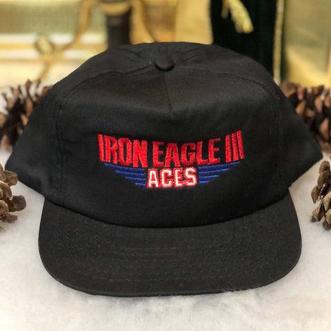 Vintage Deadstock NWOT Aces: Iron Eagles III Movie Twill Snapback Hat