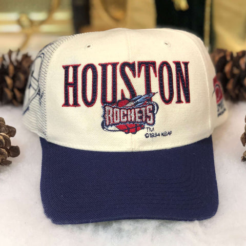 Vintage NBA Houston Rockets Sports Specialties Laser Snapback Hat