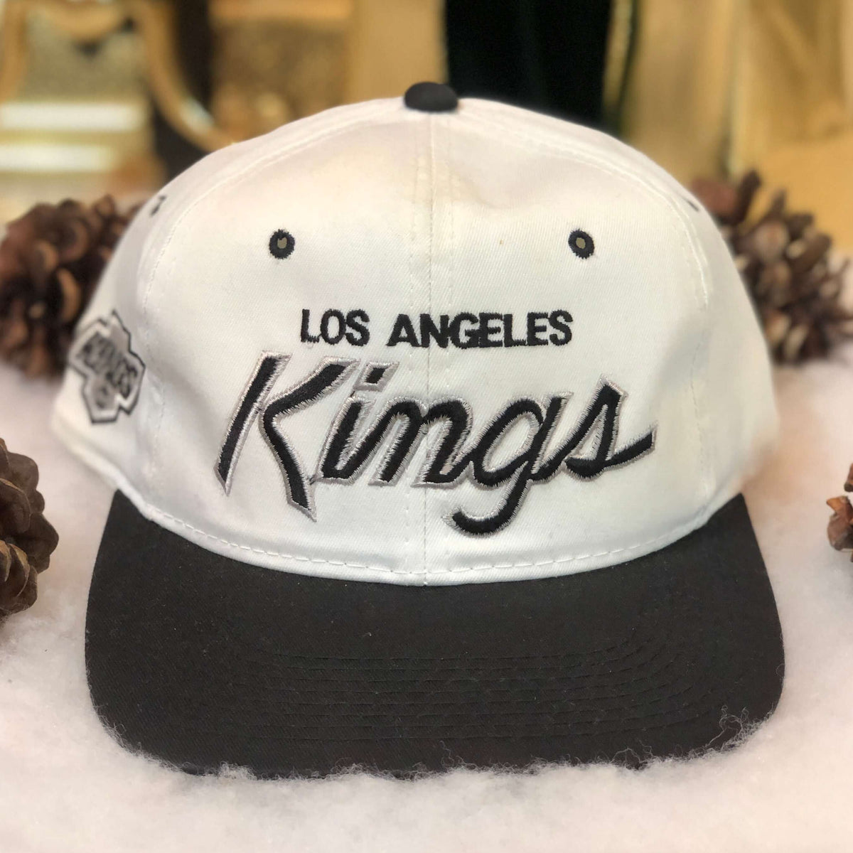 Vintage NHL Los Angeles Kings Sports Specialties Script Snapback Hat – 🎅  Bad Santa