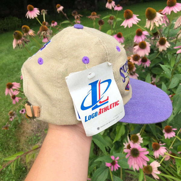 Vintage Deadstock NWT Logo Athletic Super Bowl XXXI Strapback Hat