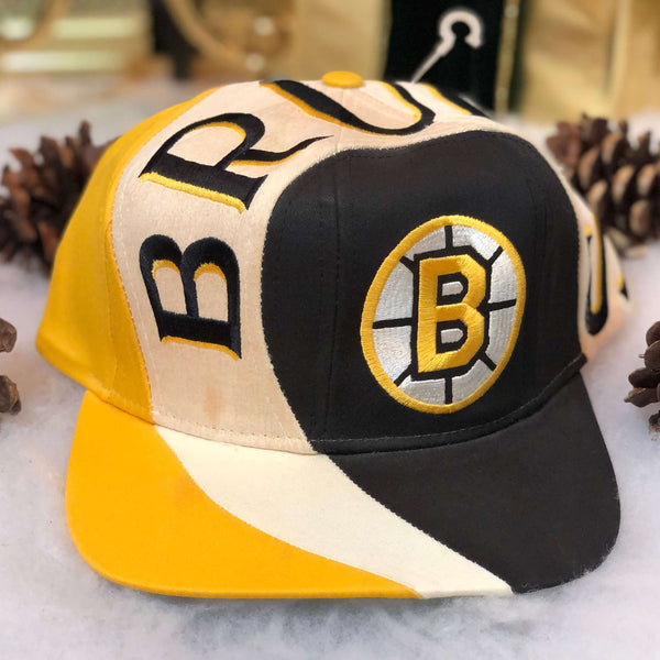 Vintage Deadstock NWOT NHL Boston Bruins Twins Enterprise Highway Twill Snapback Hat