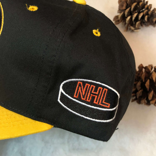 Vintage Deadstock NWOT NHL Boston Bruins The G Cap Twill Strapback Hat