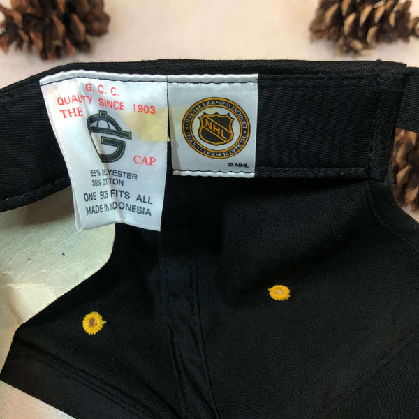 Vintage Deadstock NWOT NHL Boston Bruins The G Cap Twill Strapback Hat