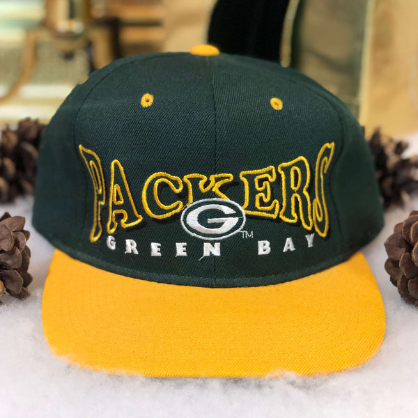 Vintage Deadstock NWOT NFL Green Bay Packers Drew Pearson Wool Snapback Hat