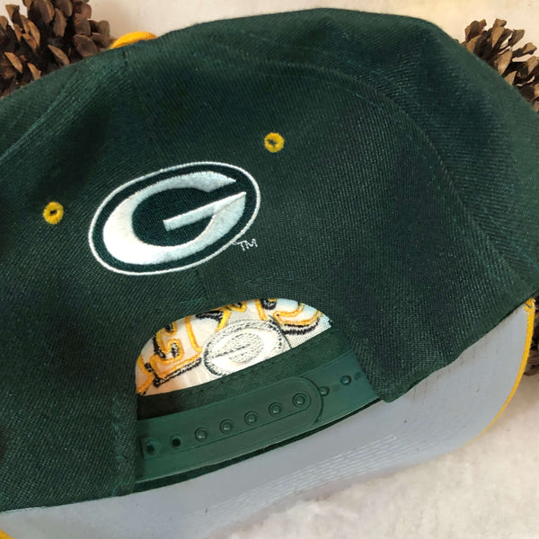 Vintage Deadstock NWOT NFL Green Bay Packers Drew Pearson Wool Snapback Hat