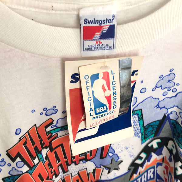 Vintage Deadstock NWT 1993 NBA All-Star Weekend Utah Swingster T-Shirt (XL)