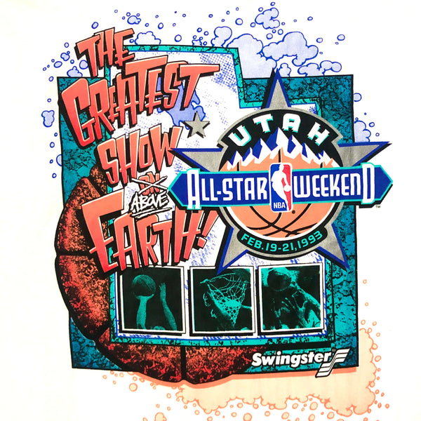 Vintage Deadstock NWT 1993 NBA All-Star Weekend Utah Swingster T-Shirt (XL)