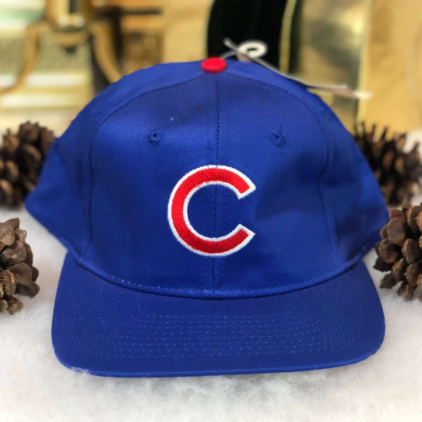 Vintage Deadstock NWT MLB Chicago Cubs Drew Pearson Twill Snapback Hat