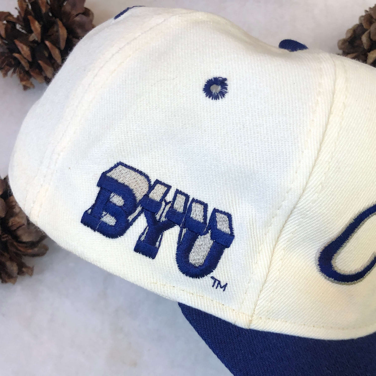 BYU Cougars Vintage Sports Specialties Back Script Snapback Cap