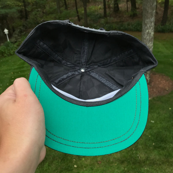 Vintage NASCAR Skoal Bandit Racing Nylon Checkered Snapback Hat