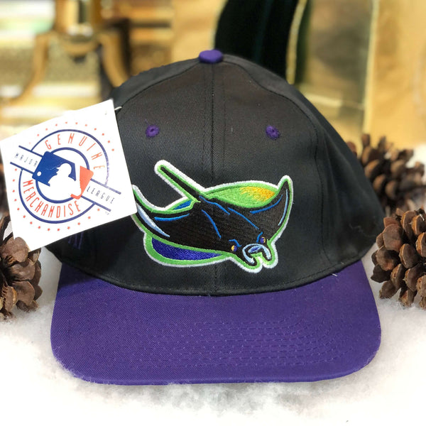 Vintage Deadstock NWT MLB Tampa Bay Devil Rays Twins Enterprise Twill Snapback Hat