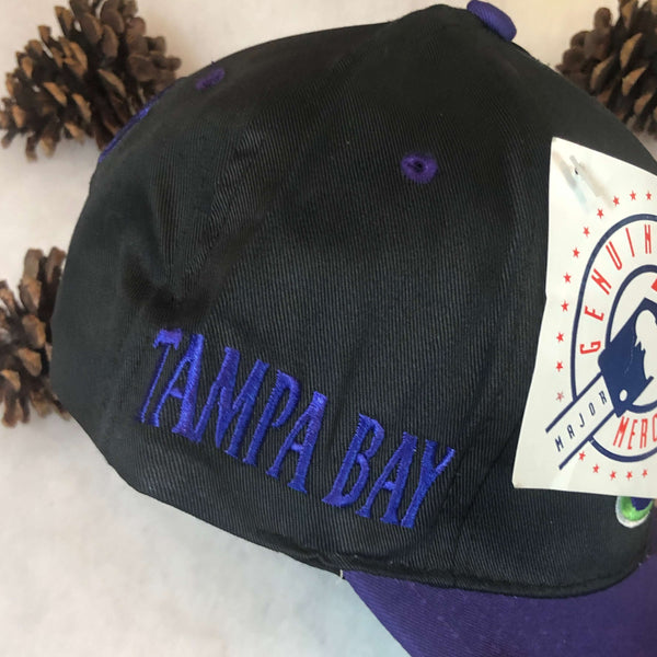 Vintage Deadstock NWT MLB Tampa Bay Devil Rays Twins Enterprise Twill Snapback Hat