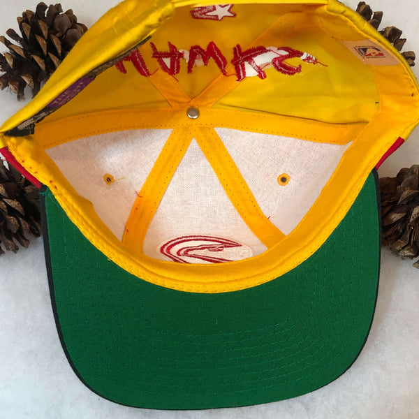 Vintage Deadstock NWT NBA Atlanta Hawks Starter Twill Snapback Hat